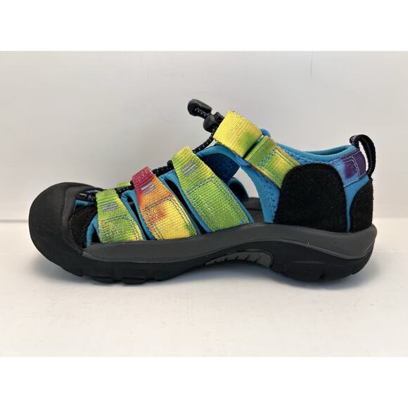 KEEN Unisex Child Newport H2 Closed Toe Water Sandals‎ Rainbow Tie Dye US 1 kids - Picture 3 of 12